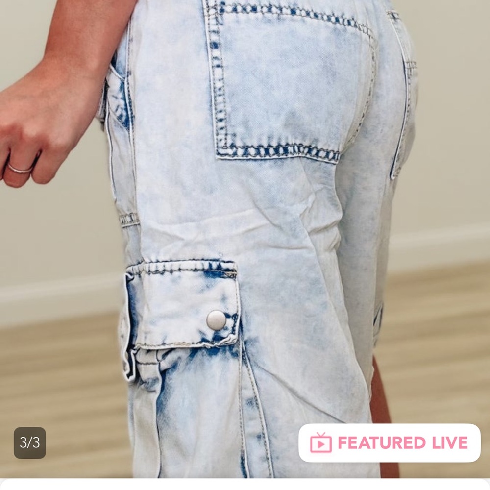 Oli & Hali Light Blue Denim Bermudas